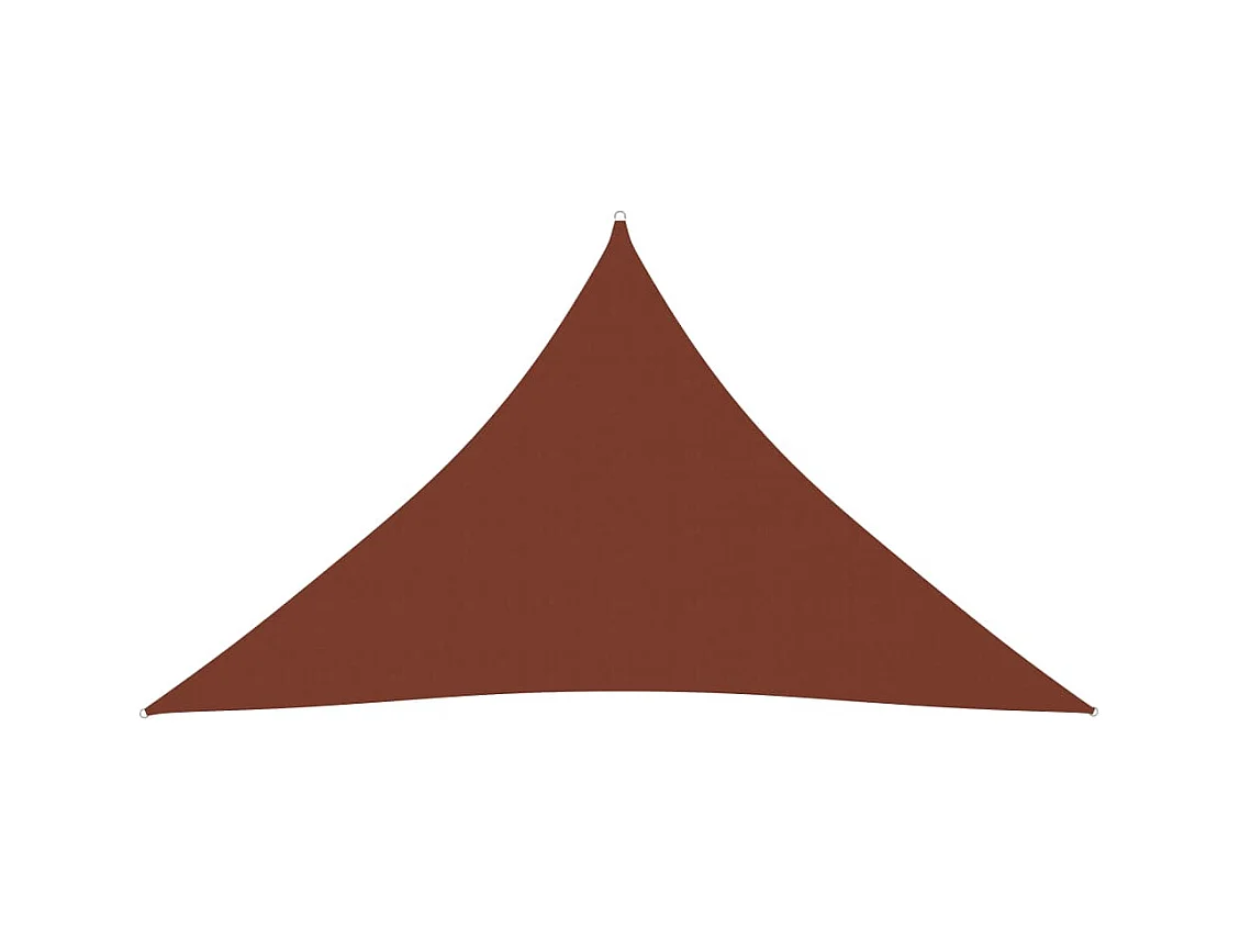 Vela parasole triangolare in tessuto oxford 2,5x2,5x3,5 mt