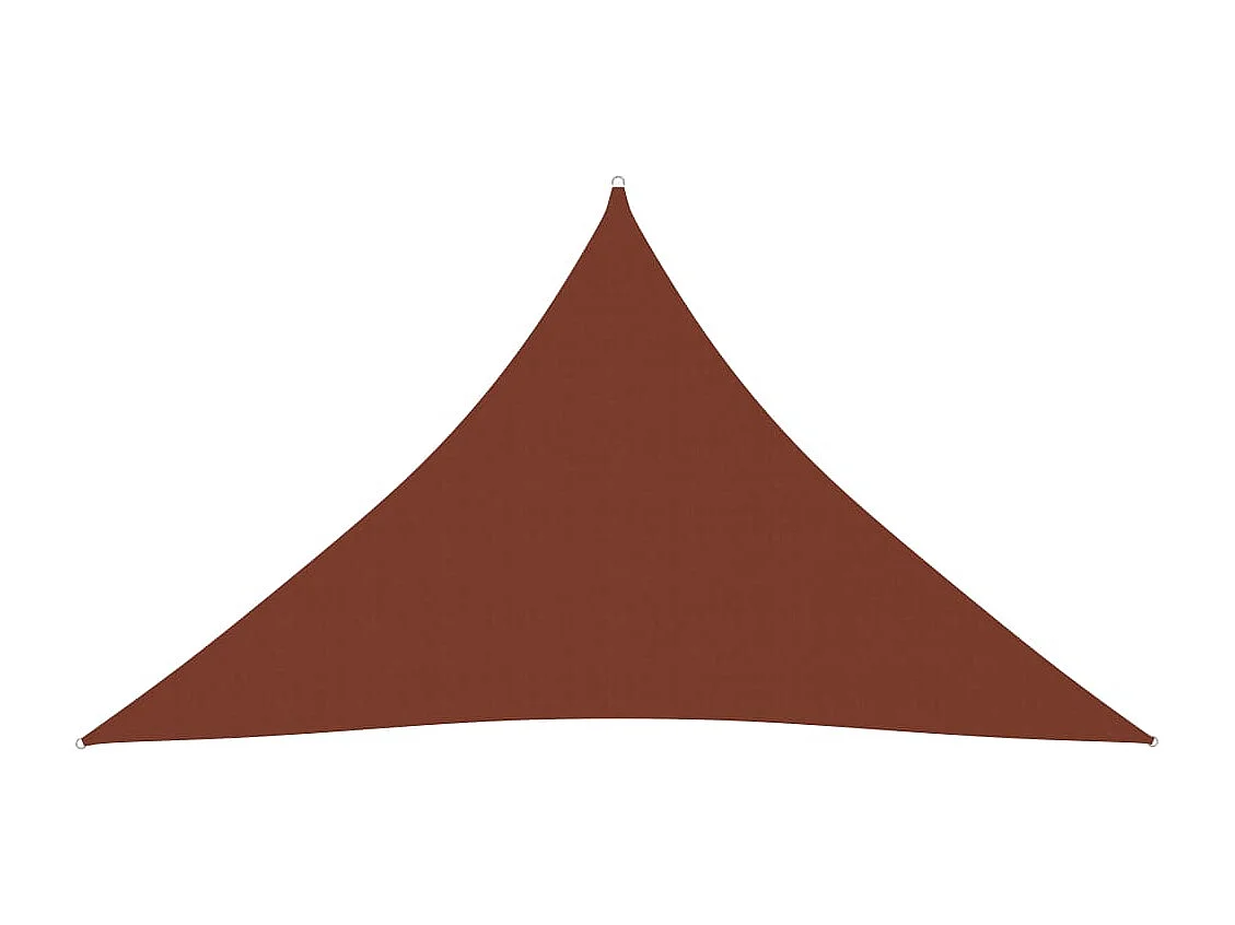 Vela parasole triangolare in tessuto oxford 2,5x2,5x3,5 mt