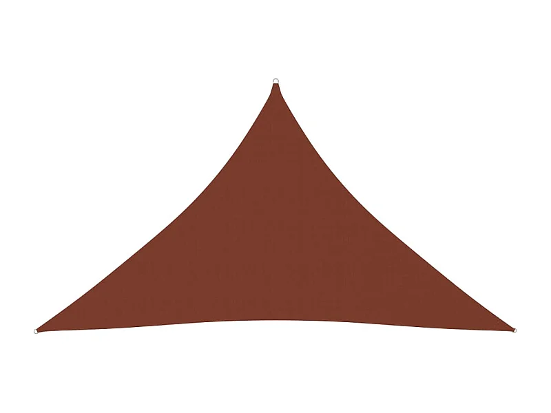 Vela parasole triangolare in tessuto oxford 2,5x2,5x3,5 mt