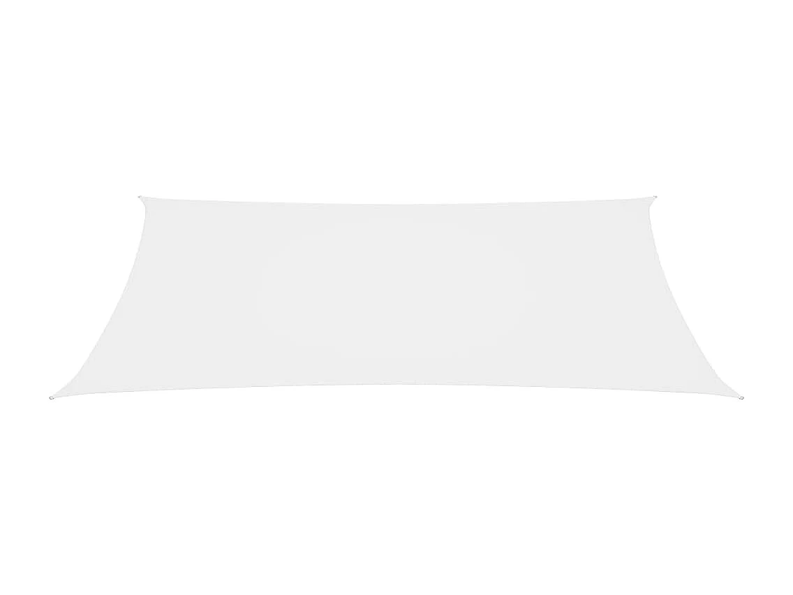 Parasolzeil rechthoekig oxford stof 5x8m wit