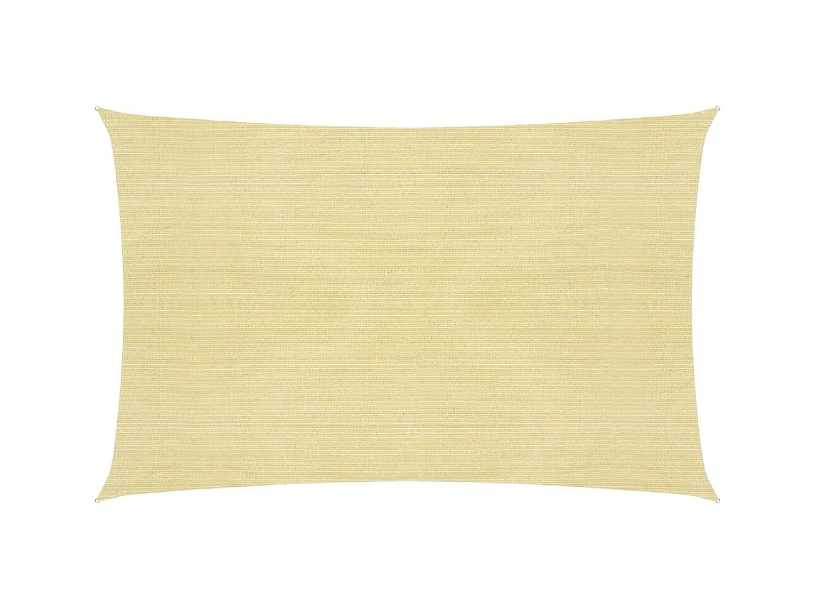 Vela ombreggiante 160 g/m² Beige 2x3,5 m HDPE