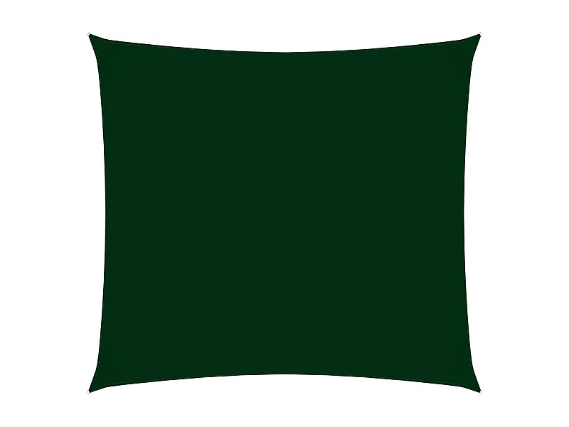 Guarda-sol vela quadrada tecido oxford 4,5x4,5 m verde escuro