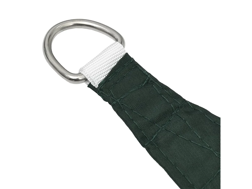 Vela parasol cuadrada tela oxford 4,5x4,5 m verde oscuro