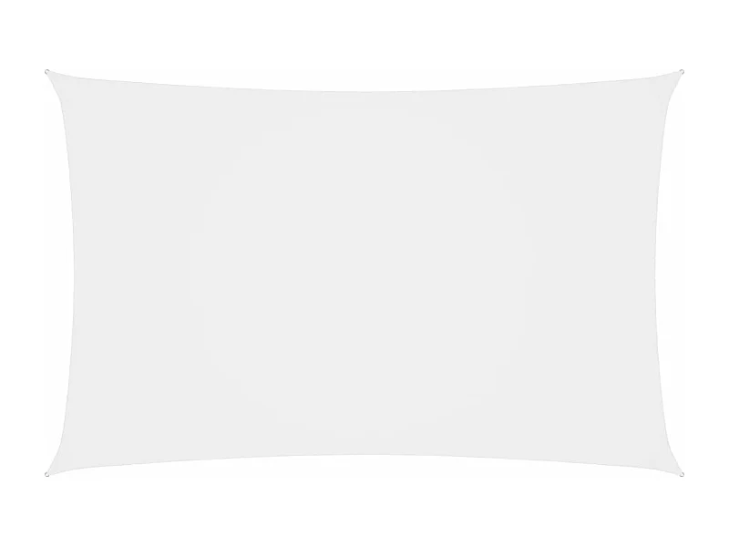 Vela parasol rectangular tela oxford 3x6 m blanco