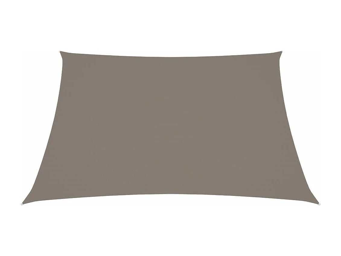 Vela parasol cuadrada tela oxford 5x5 m topo