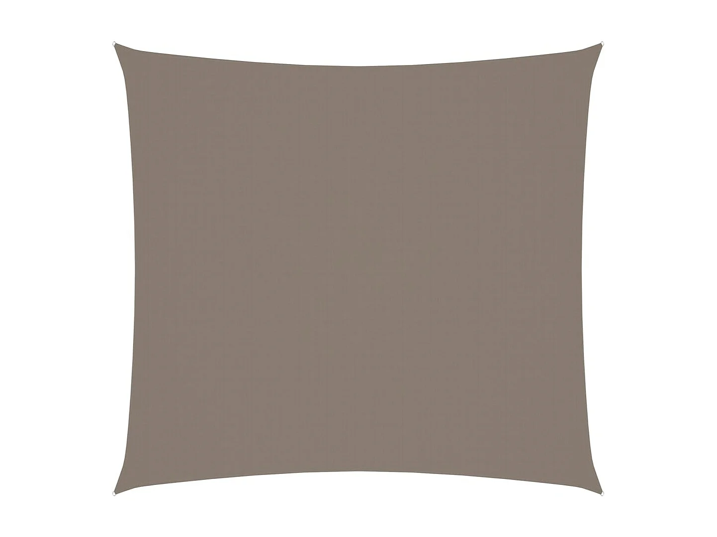 Vela parasol cuadrada tela oxford 3x3 m topo