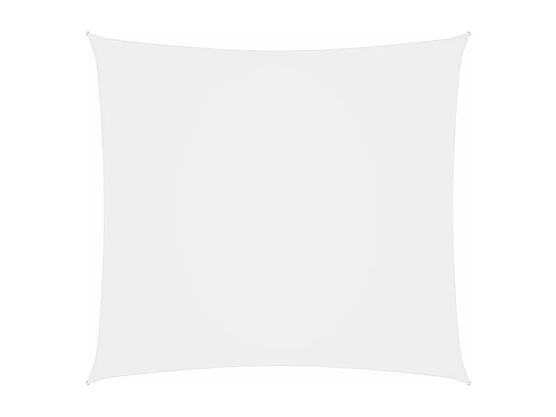 Vela parasol tela Oxford cuadrada 3,6x3,6 m Blanco