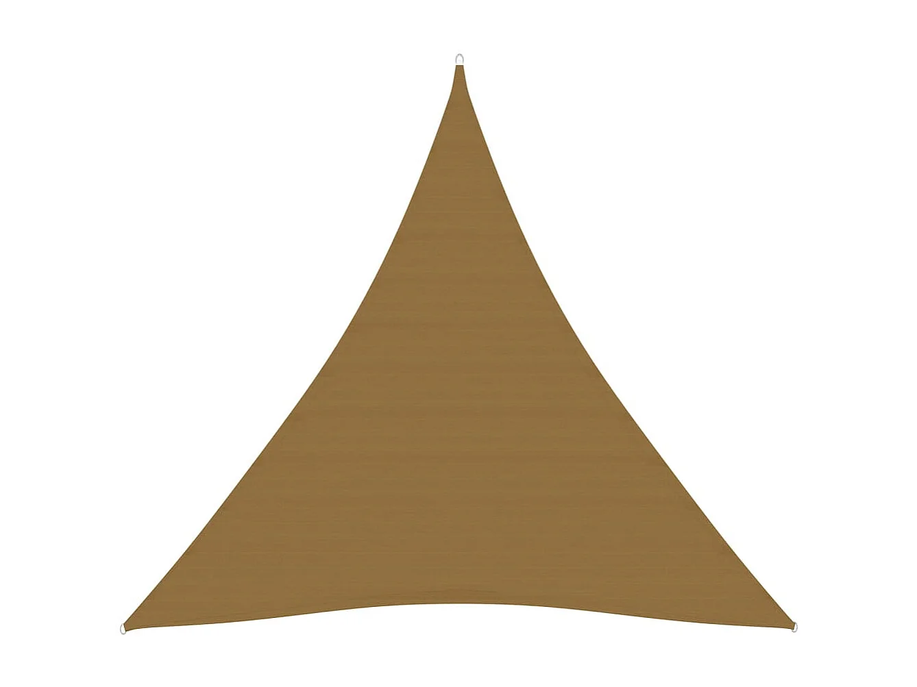 Sonnensegel 160 g/m² Taupe 4,5x4,5x4,5 m HDPE
