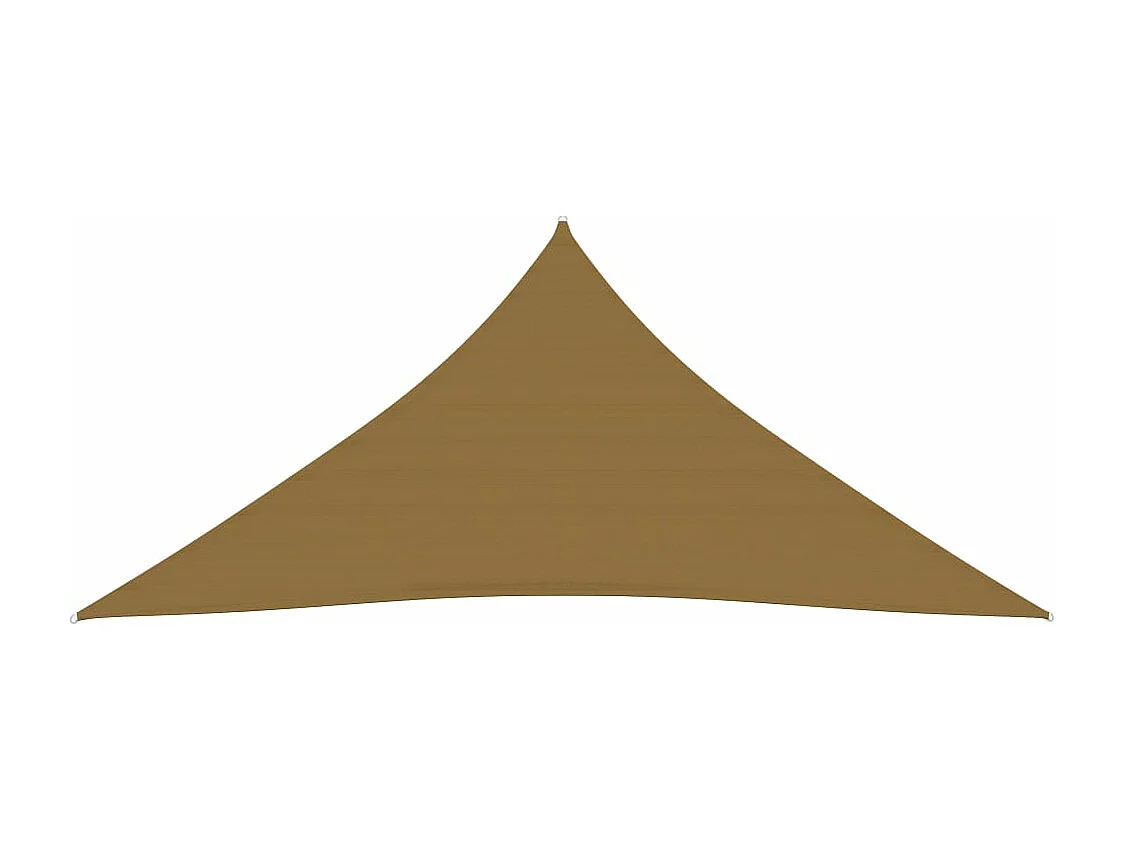 Sonnensegel 160 g/m² Taupe 4,5x4,5x4,5 m HDPE