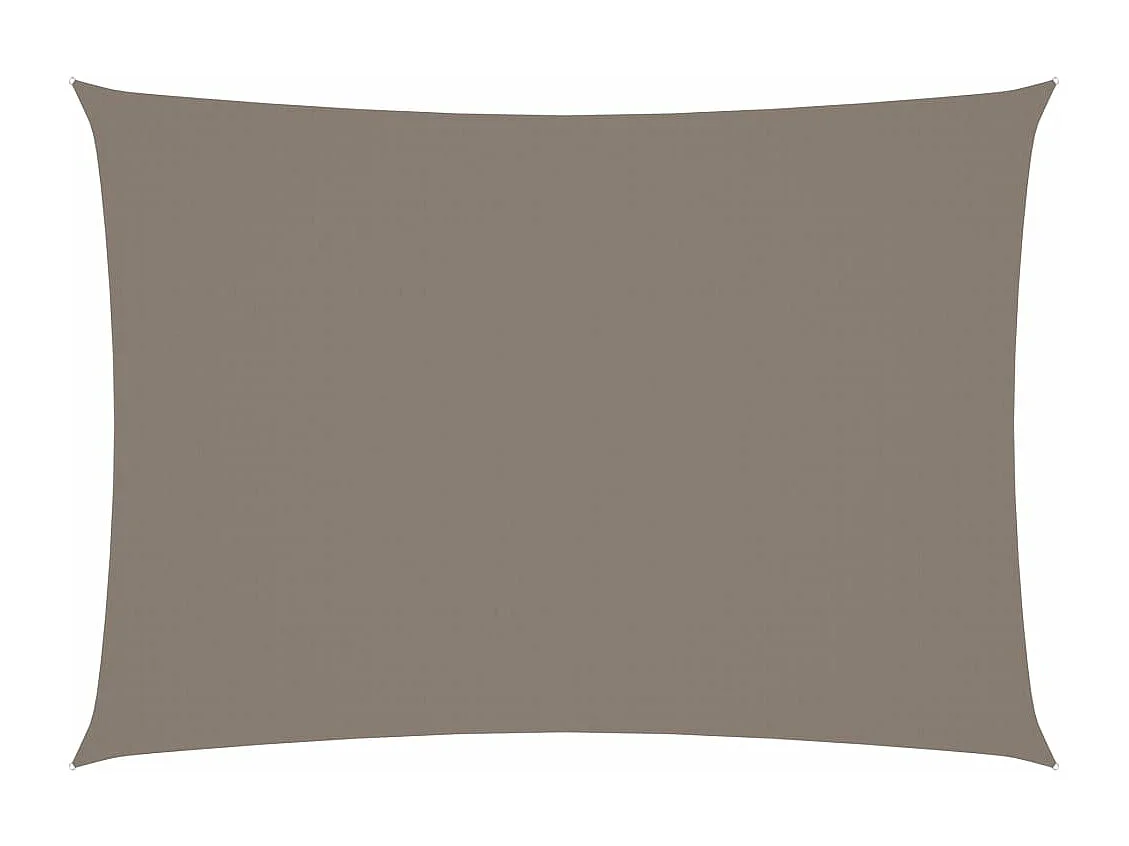 Sonnenschirmsegel rechteckiger Oxfordstoff 2,5x4 m taupe