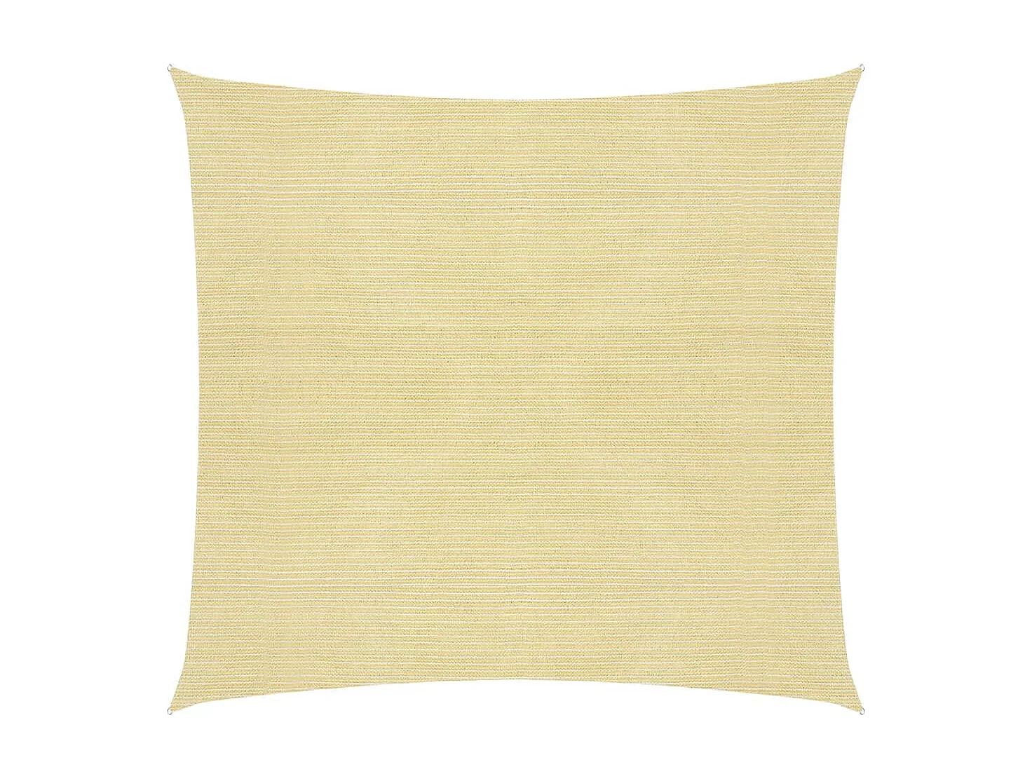 Voile d'ombrage 160 g/m² Beige 4x4 m PEHD