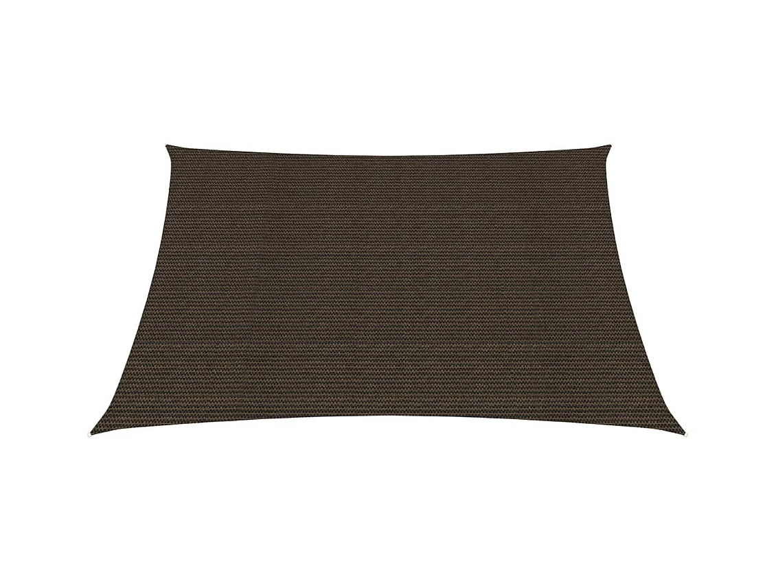 Schaduwdoek 160 g/m² Bruin 2x2 m HDPE