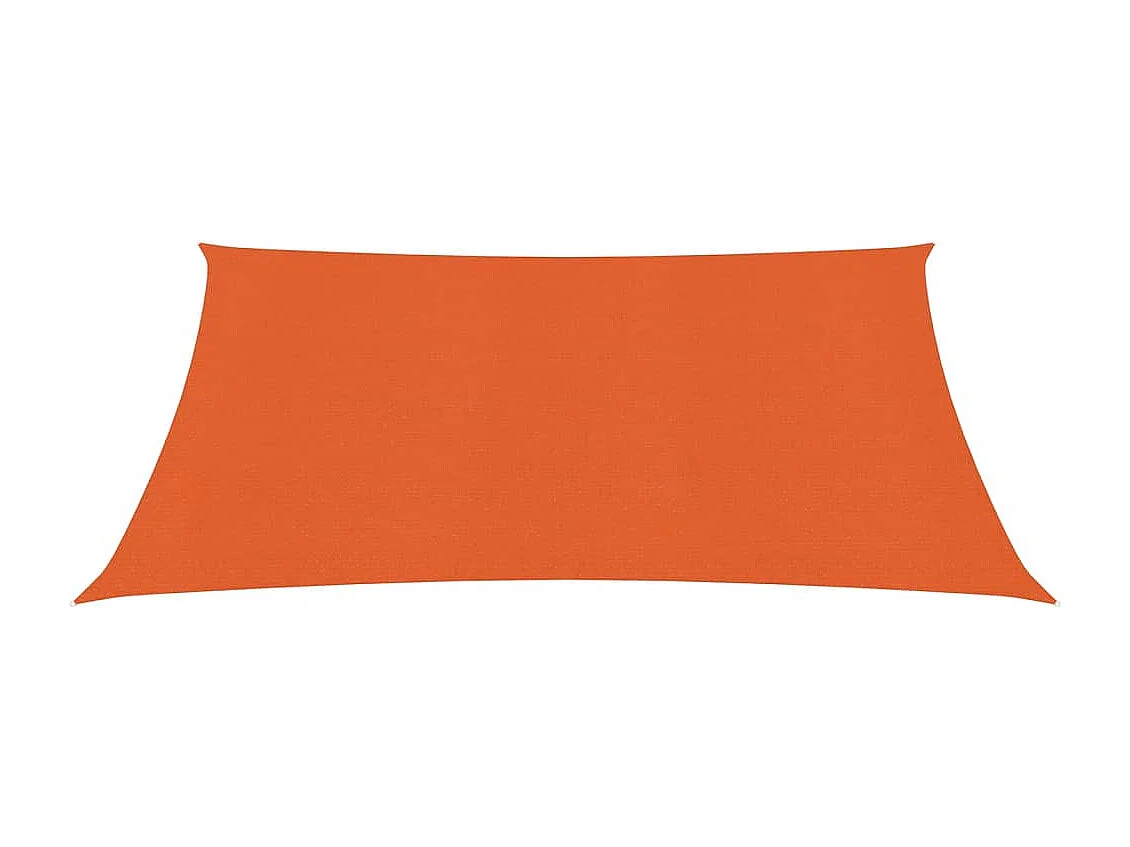 Sonnensegel 160 g/m² Orange 3,6x3,6 m HDPE