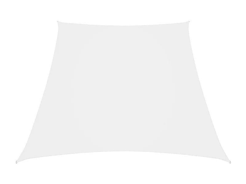 Vela parasole trapezio in tessuto Oxford 2/4x3 mt Bianca