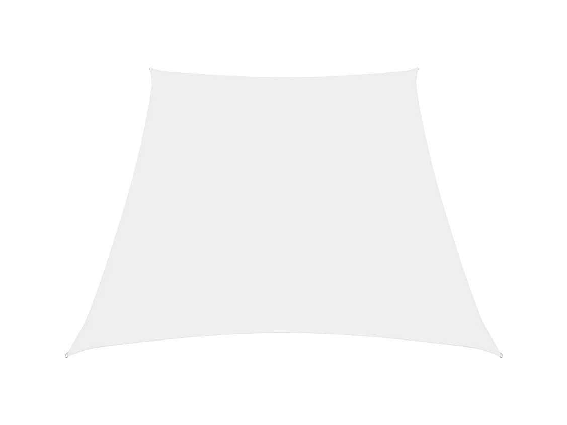 Voile de parasol Tissu Oxford trapèze 2/4x3 m Blanc