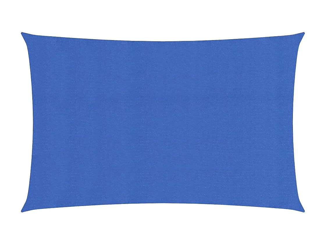 Sonnensegel 160 g/m² Blau 2x5 m HDPE