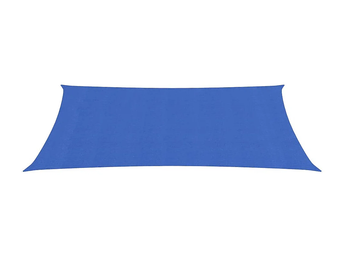 Sonnensegel 160 g/m² Blau 2x5 m HDPE