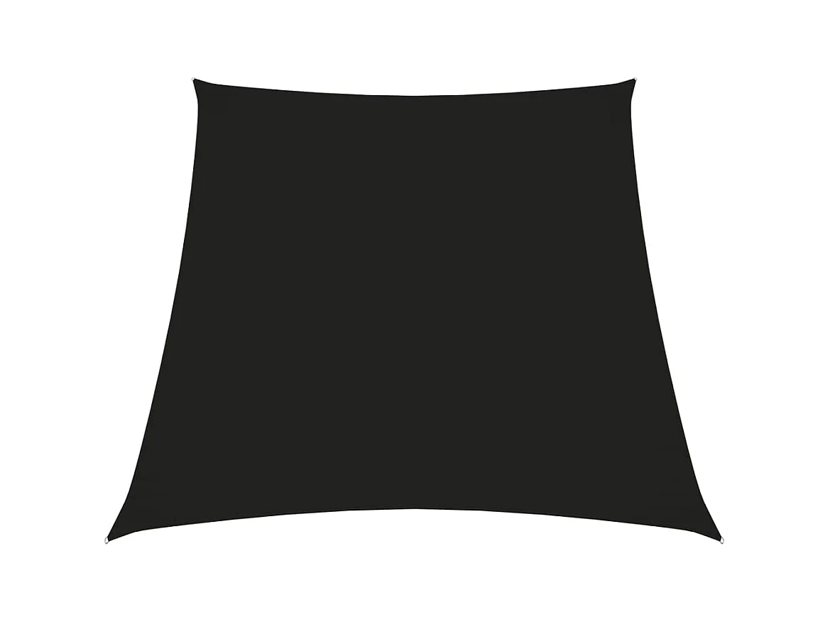 Parasolzeil Oxford stof trapeze 2/4x3 m Zwart
