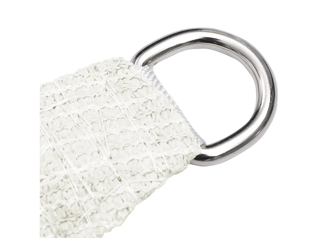 Voile d'ombrage 160 g/m² Blanc 3x4 m PEHD