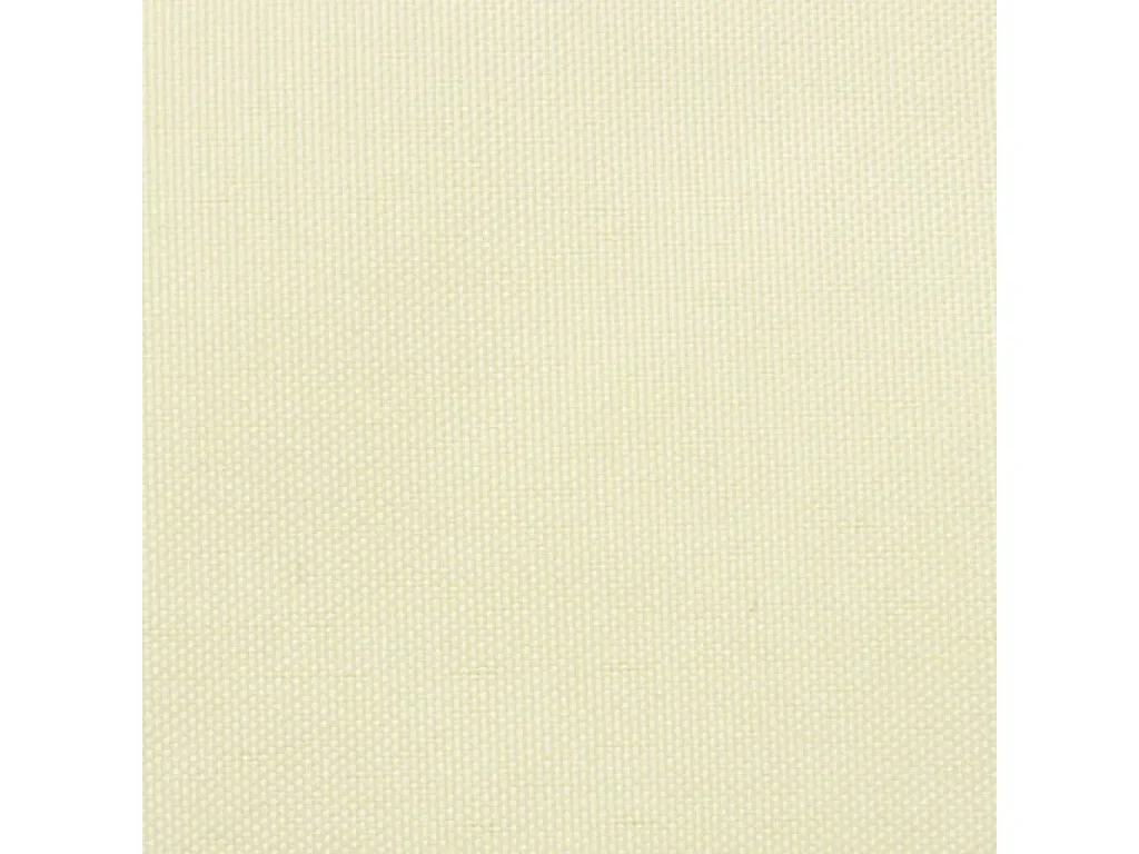 Voile de parasol tissu oxford carré 3x3 m crème
