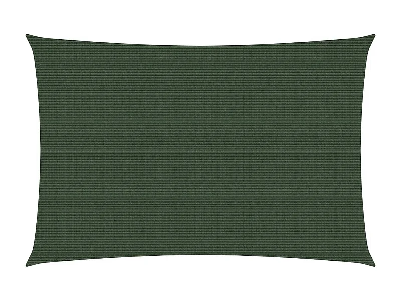 Voile d'ombrage 160 g/m² Vert foncé 3,5x4,5 m PEHD