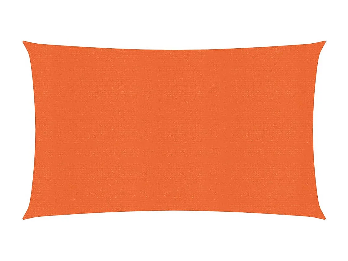 Vela de sombra 160 g/m² Laranja 2x5 m HDPE