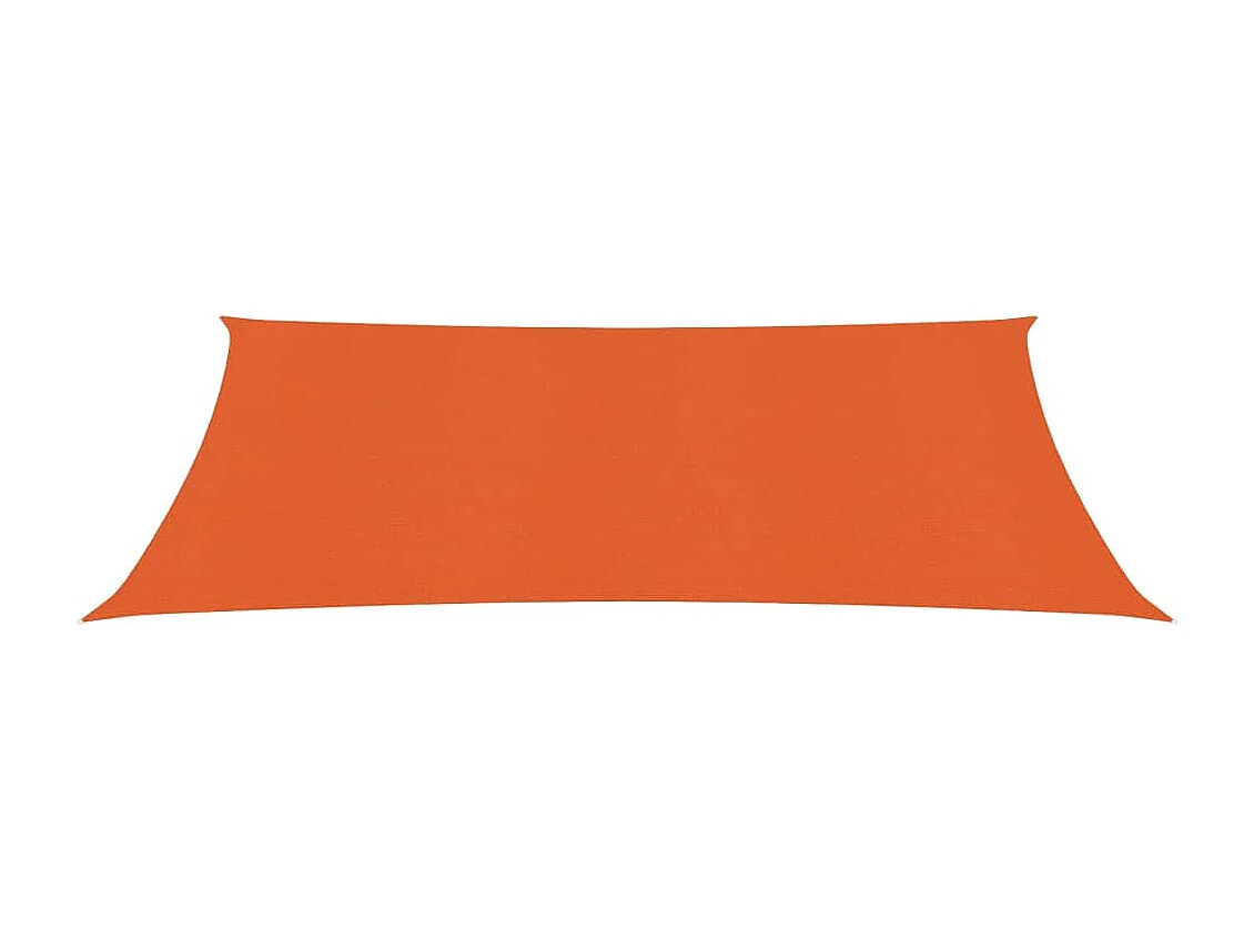 Vela de sombra 160 g/m² Laranja 2x5 m HDPE