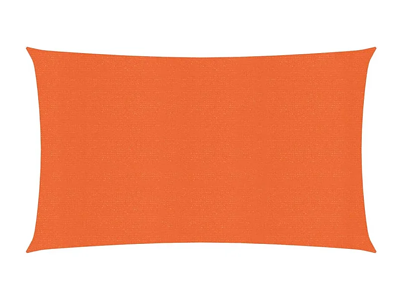 Voile d'ombrage 160 g/m² Orange 2x5 m PEHD