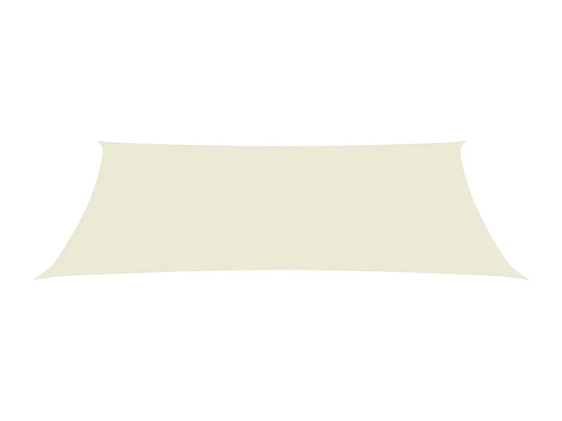 Sonnensegel 160 g/m² Creme 2,5x4,5 m HDPE