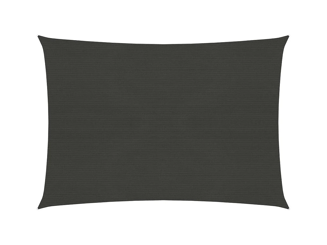 Vela de sombra 160 g/m² Antracite 2,5x3 m HDPE