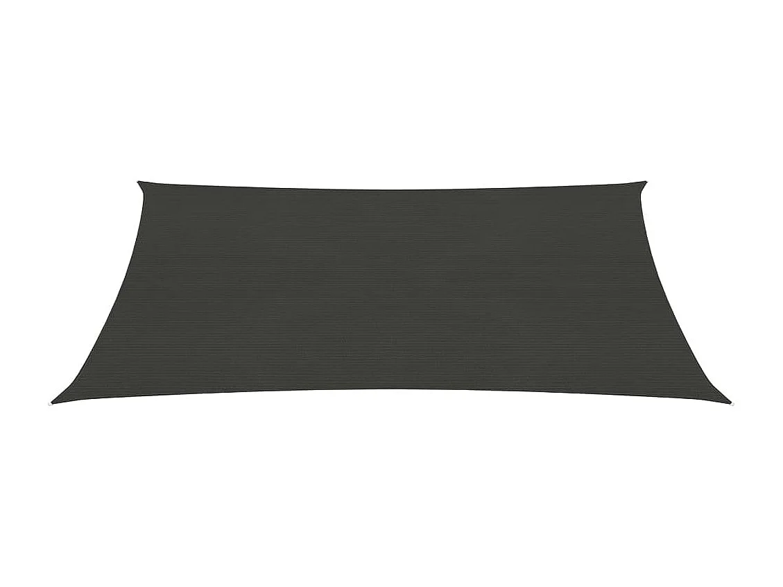 Sonnensegel 160 g/m² Anthrazit 6x7 m HDPE