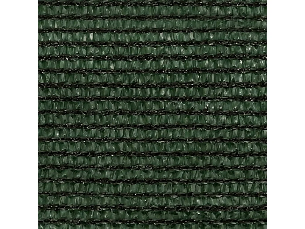 Vela de sombra 160 g/m² Verde oscuro 3x3x4,2 m HDPE