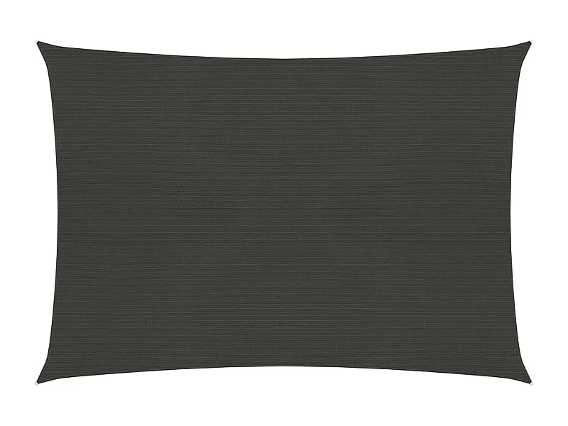 Sonnensegel 160 g/m² Anthrazit 5x6 m HDPE