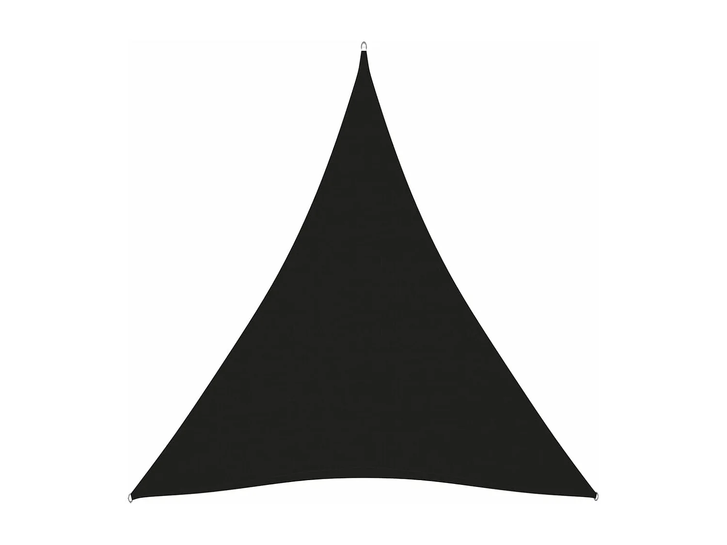 Sonnenschirmsegel Dreieckiges Oxford-Gewebe 5x7x7 m schwarz