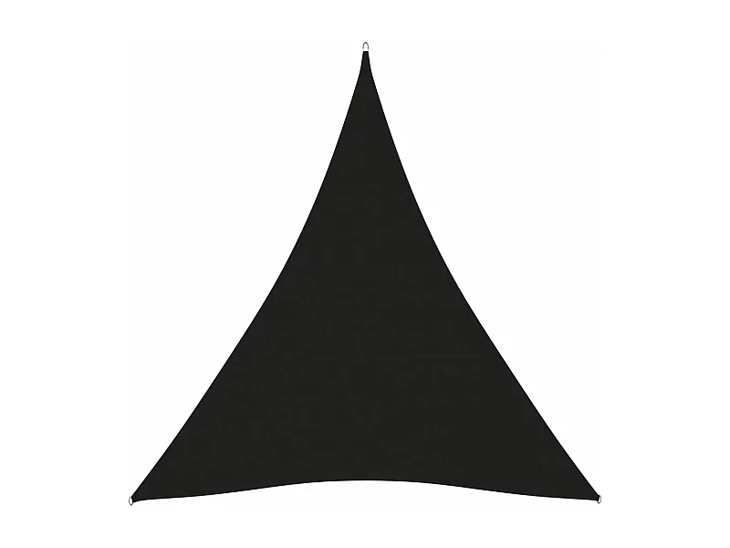 Sonnenschirmsegel Dreieckiges Oxford-Gewebe 5x7x7 m schwarz