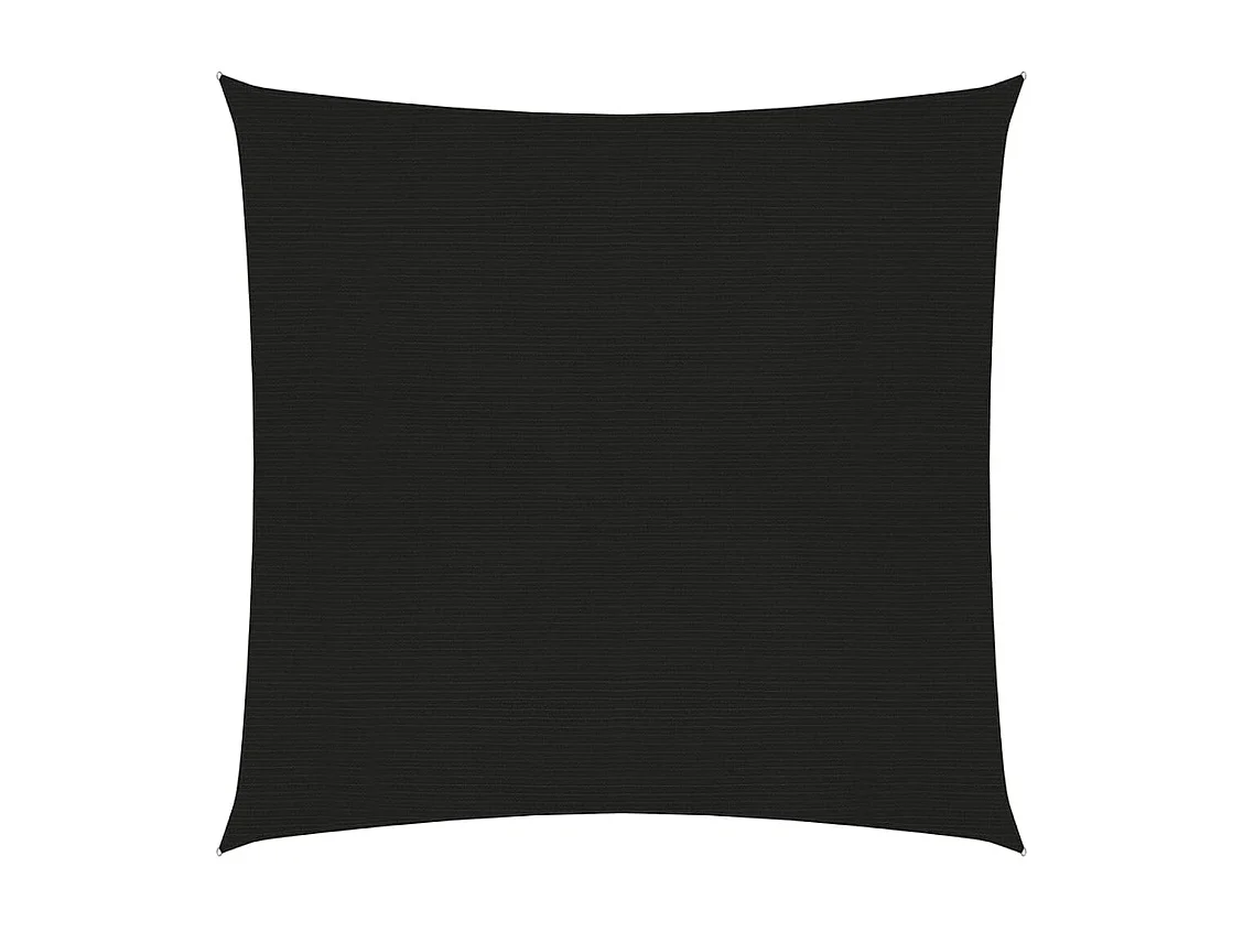 Vela de sombra 160 g/m² Negro 3x3 m HDPE