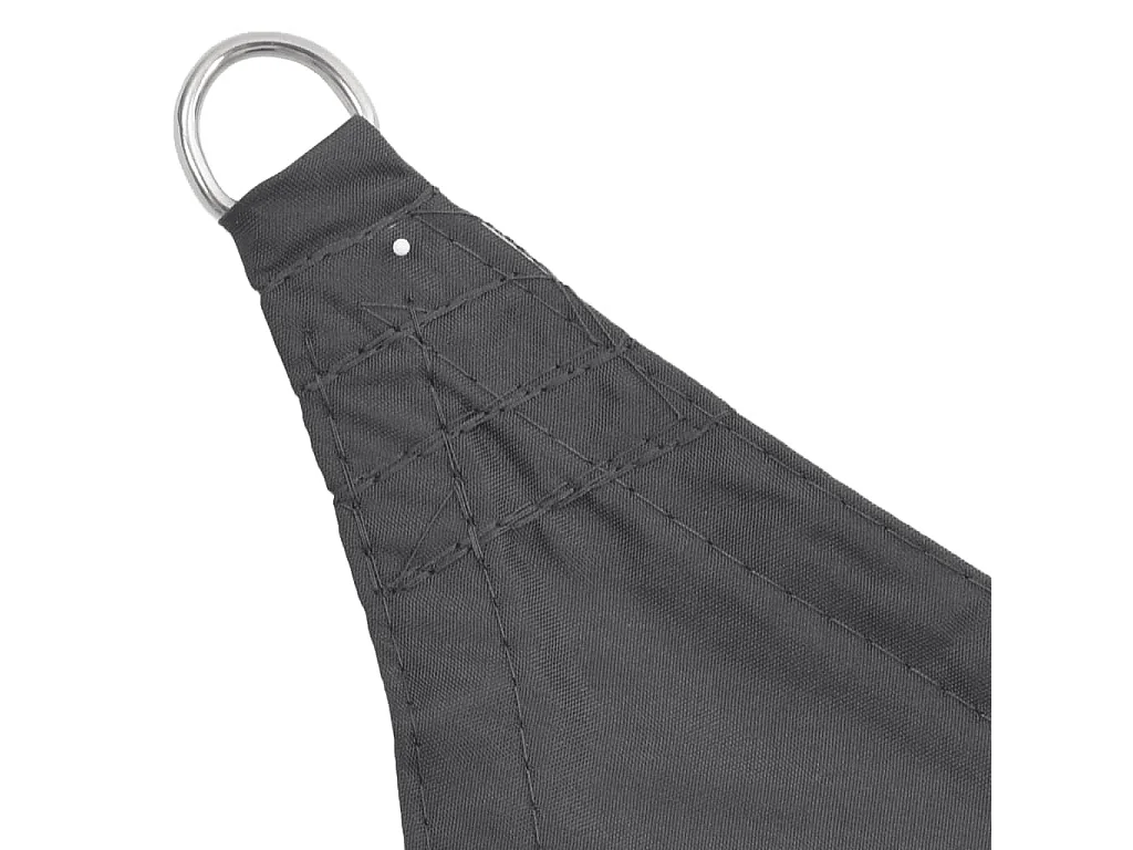 Guarda-sol vela triangular tecido oxford 3,6x3,6x3,6 m