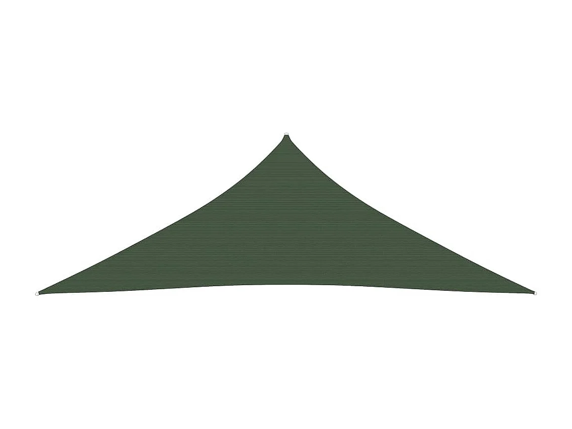Voile d'ombrage 160 g/m² Vert foncé 3x3x3 m PEHD