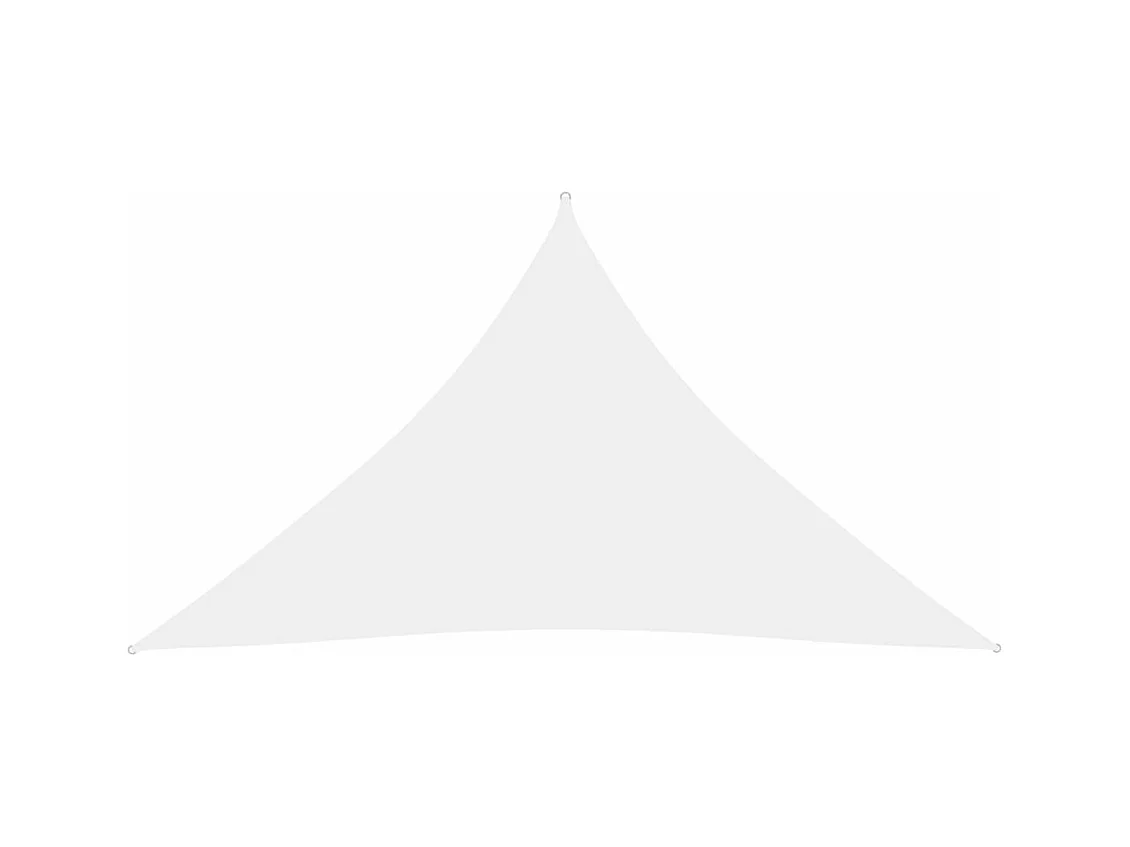 Voile de parasol tissu oxford triangulaire 3x3x4,24 m blanc