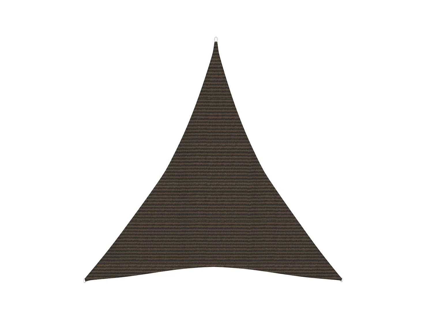 Vela de sombra 160 g/m² Castanho 5x6x6 m HDPE