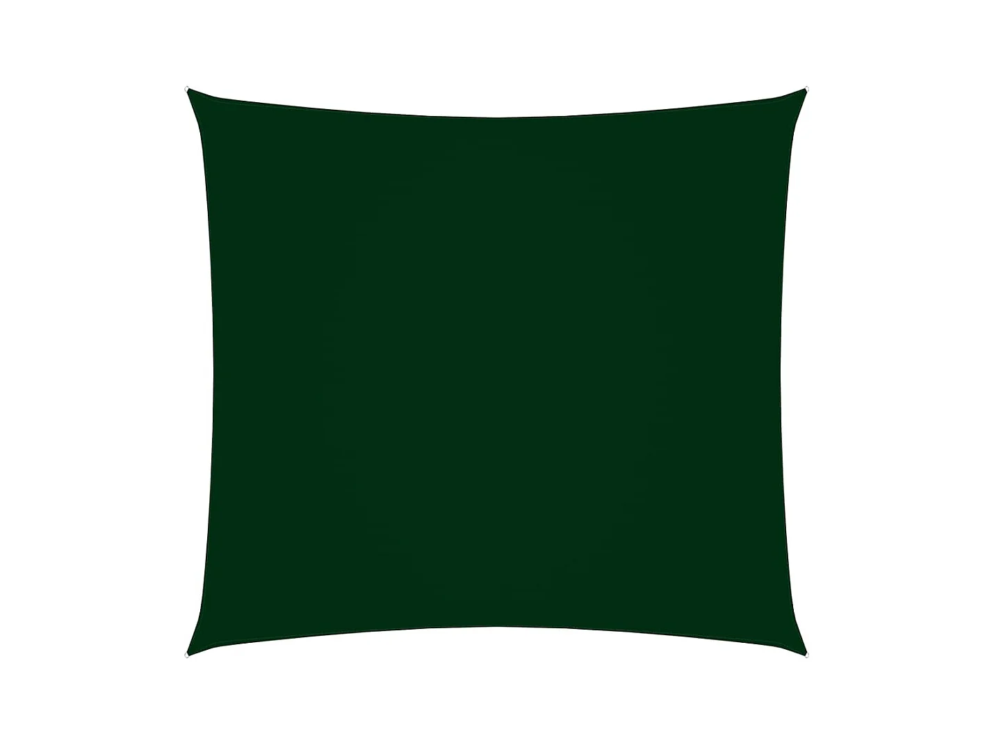 Voile de parasol tissu oxford carré 2x2 m vert foncé