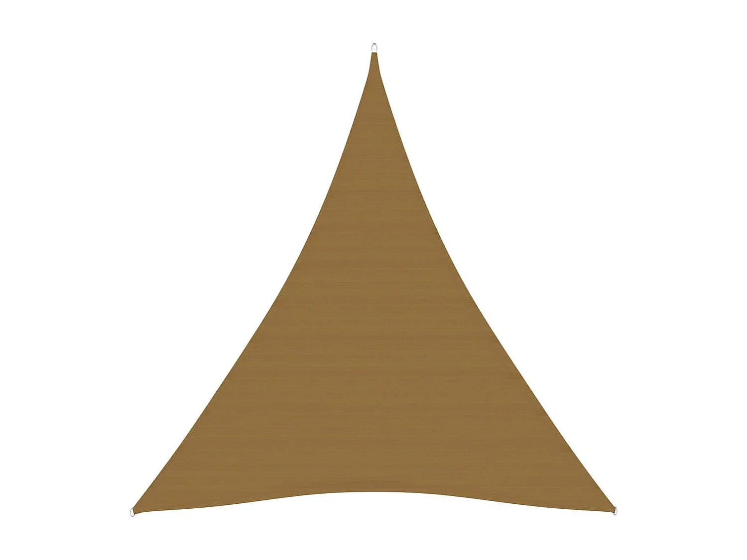 Sonnensegel 160 g/m² Taupe 4x5x5 m HDPE