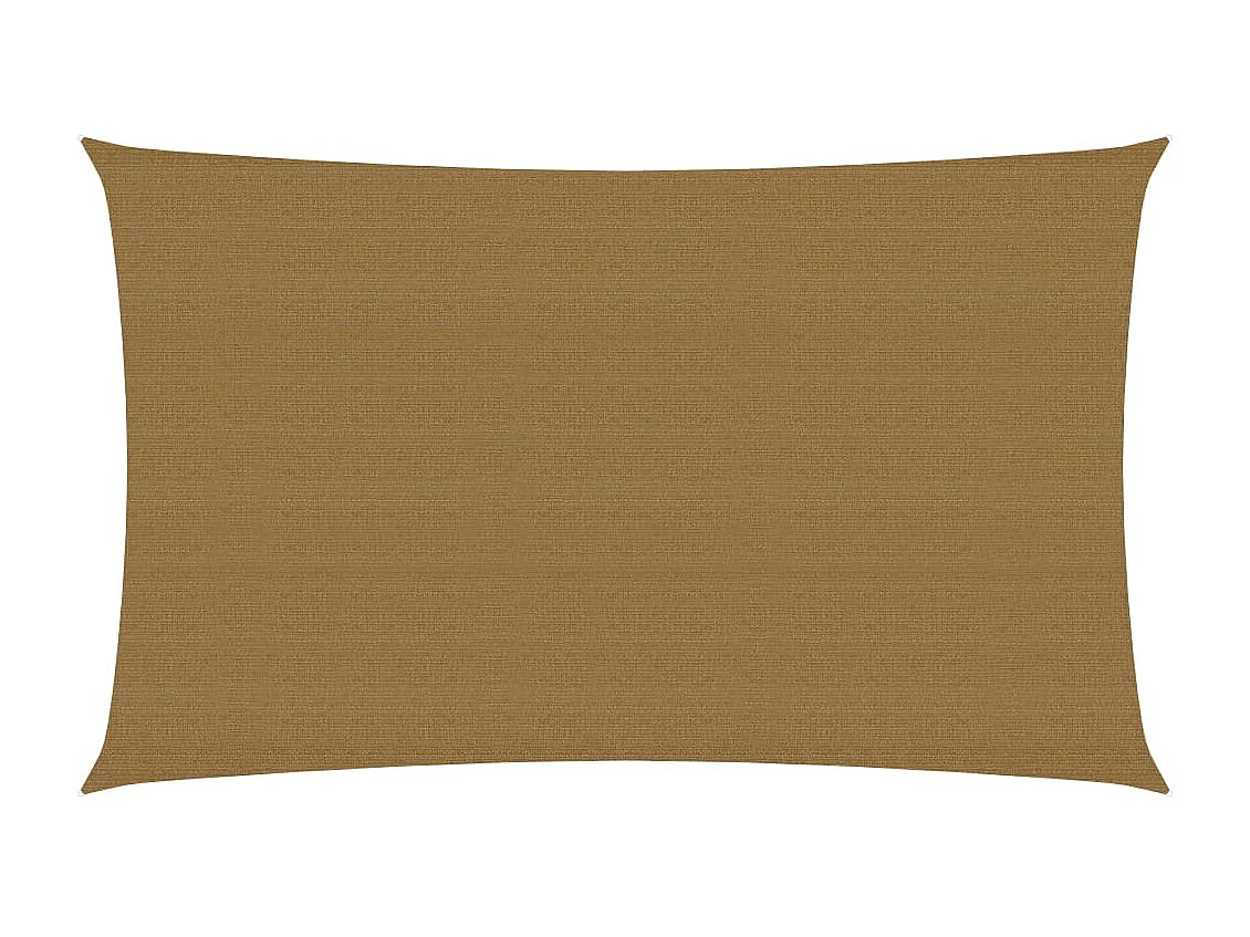 Schaduwdoek 160 g/m² Taupe 2x4,5 m HDPE