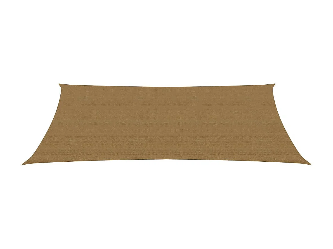 Voile d'ombrage 160 g/m² Taupe 2x4,5 m PEHD