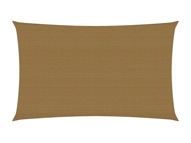 Voile d'ombrage 160 g/m² Taupe 2x4,5 m PEHD