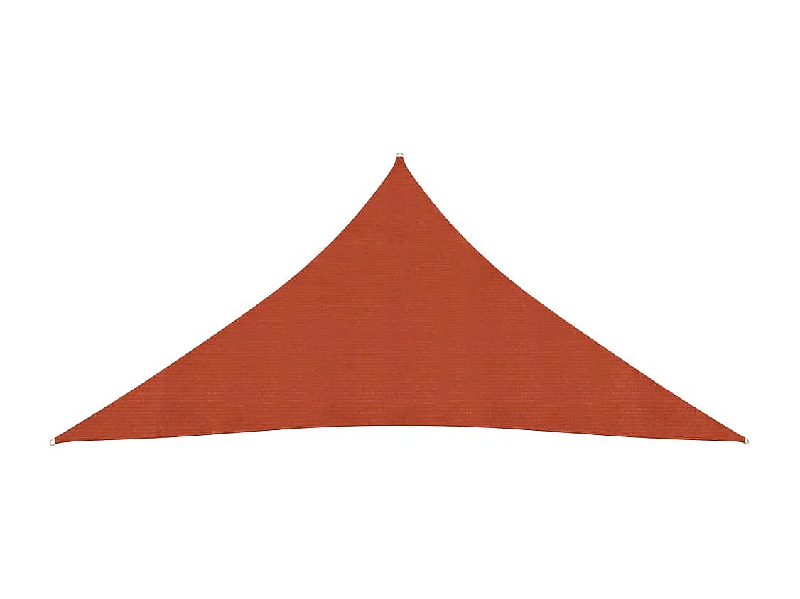Sonnensegel 160 g/m² Terrakotta 4,5x4,5x4,5 m HDPE