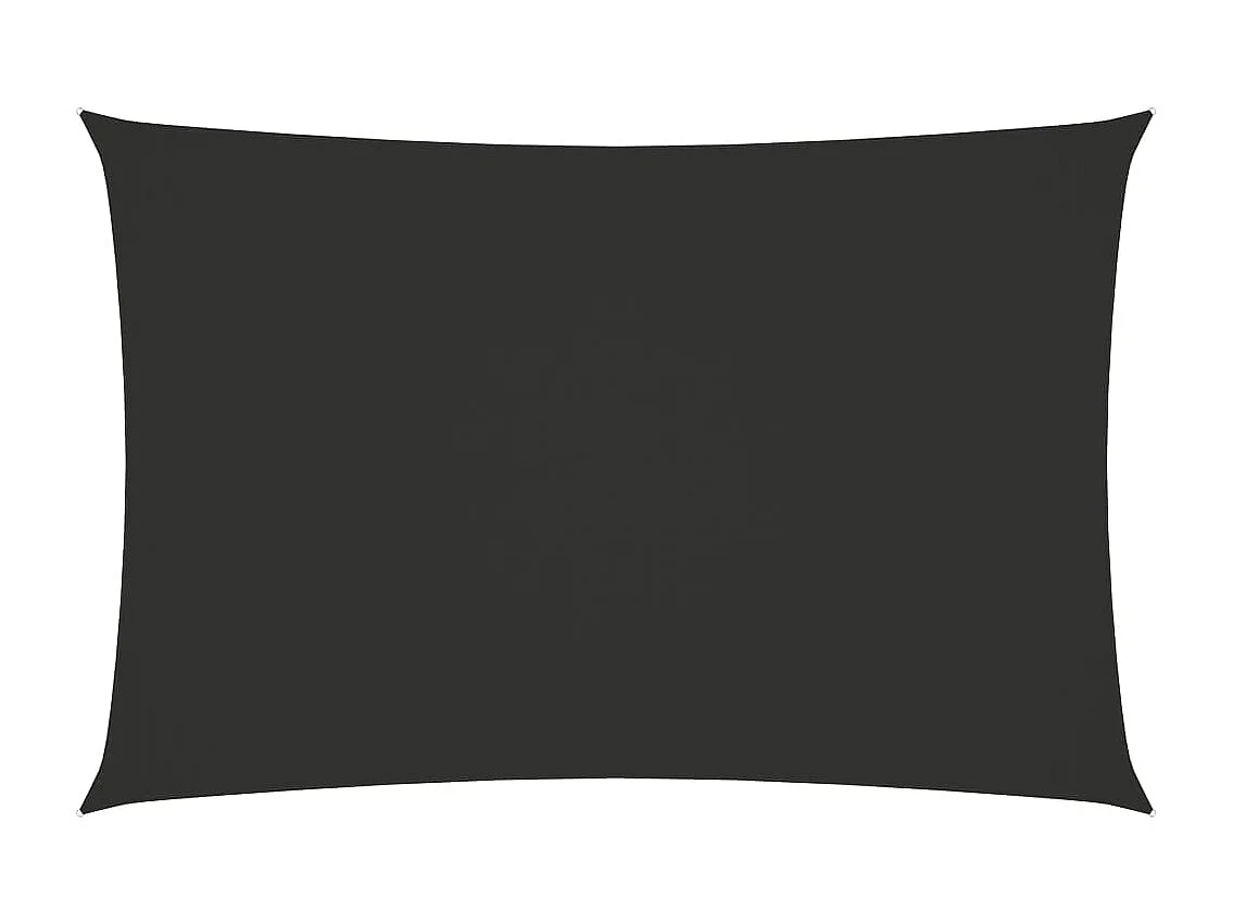 Vela guarda-sol retangular tecido Oxford 5x7 m Antracite