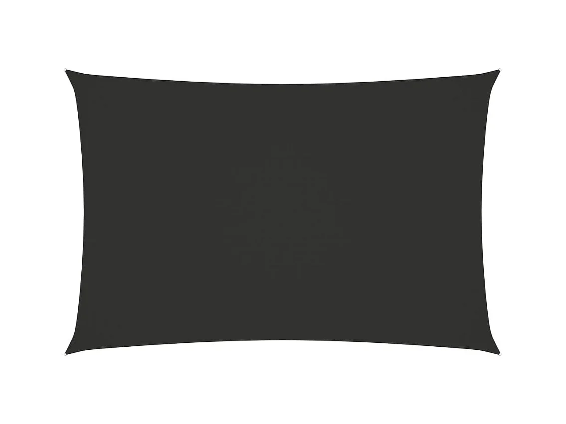 Voile de parasol Tissu Oxford rectangulaire 5x7 m Anthracite
