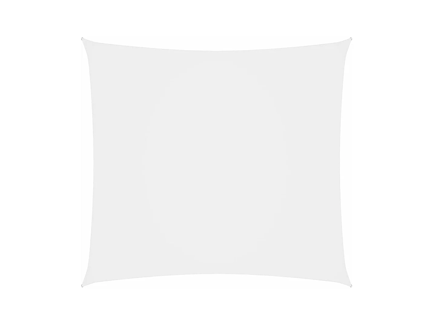 Vela parasol cuadrada tela oxford 4,5x4,5 m blanco