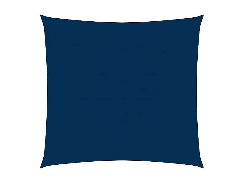 Voile de parasol tissu oxford carré 5x5 m bleu